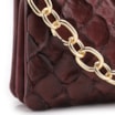Bolsa Transversal Pirarucu Pirarucu Vinho - imagem 6