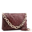 Bolsa Transversal Pirarucu Pirarucu Vinho - imagem 2