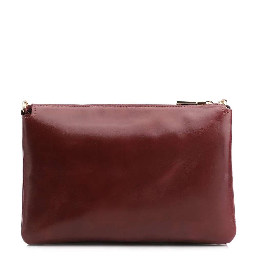 Bolsa Transversal Pirarucu Pirarucu Vinho - imagem 3