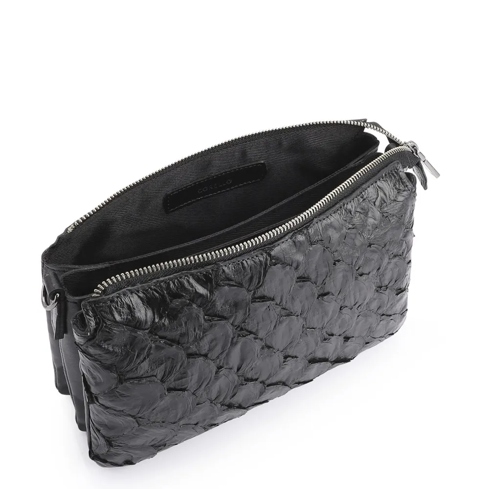 Bolsa Transversal Pirarucu Preto - imagem 4