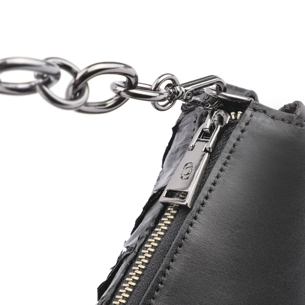 Bolsa Transversal Pirarucu Preto - imagem 5