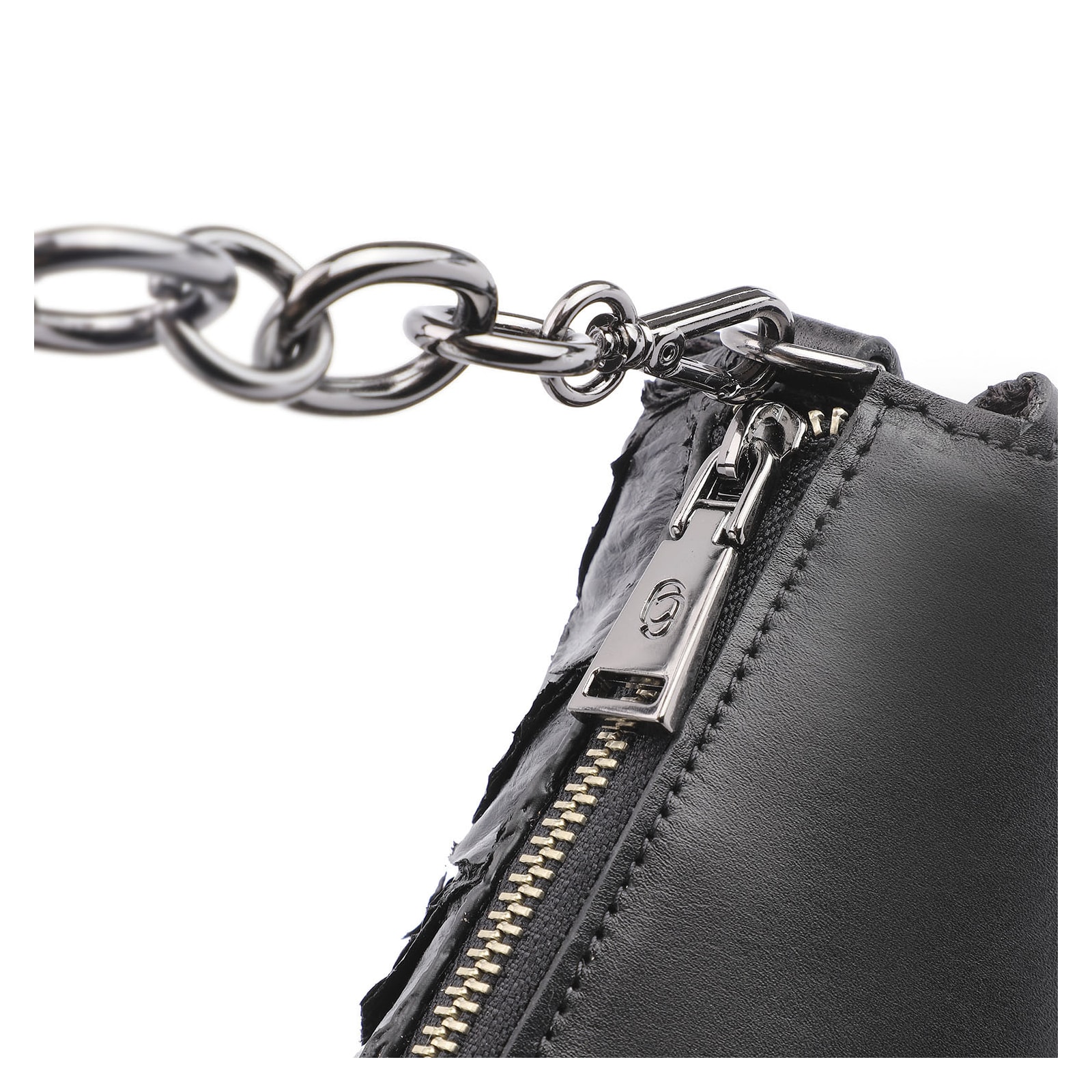 Bolsa Transversal Pirarucu Preto