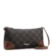 Bolsa Transversal Transversal Pequena Couro Marrom Monograma - imagem 2