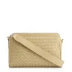Bolsa Transversal Tressê Couro Amarelo - imagem 1