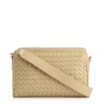 Bolsa Transversal Tressê Couro Amarelo - imagem 1