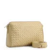 Bolsa Transversal Tressê Couro Amarelo - imagem 2