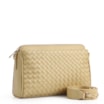 Bolsa Transversal Tressê Couro Amarelo - imagem 2