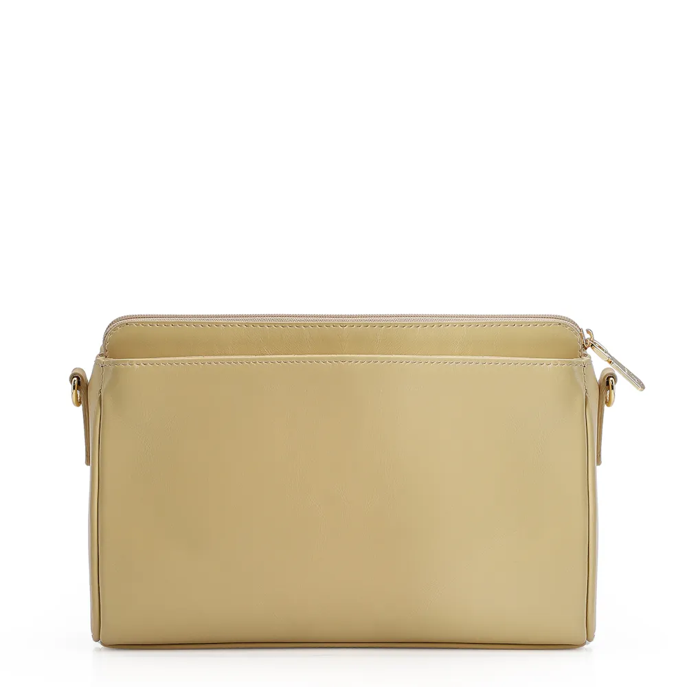 Bolsa Transversal Tressê Couro Amarelo - imagem 3