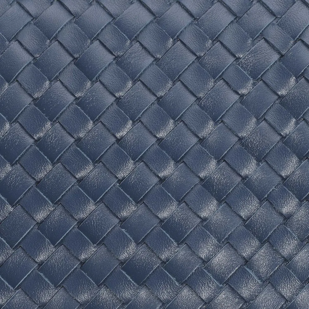 Bolsa Transversal Tressê Couro Azul - imagem 5