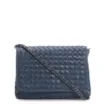 Bolsa Transversal Tressê Couro Azul - imagem 1