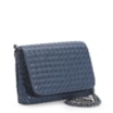 Bolsa Transversal Tressê Couro Azul - imagem 2
