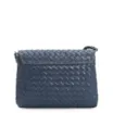 Bolsa Transversal Tressê Couro Azul - imagem 3