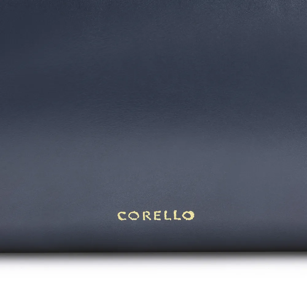 Bolsa Transversal Tressê Couro Azul - imagem 6