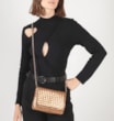 Bolsa Transversal Tressê Couro Bronze - imagem 2