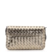 Bolsa Transversal Tressê Couro Champagne - imagem 4