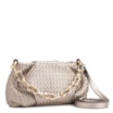 Bolsa Transversal Tressê Couro Dourado - imagem 3