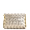 Bolsa Transversal Tressê Couro Dourado - imagem 4
