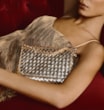 Bolsa Transversal Tressê Couro Dourado - imagem 2