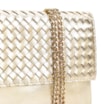 Bolsa Transversal Tressê Couro Dourado - imagem 5