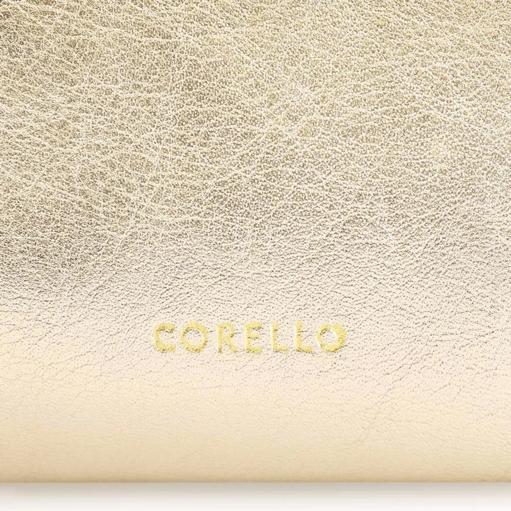Bolsa Transversal Tressê Couro Dourado - imagem 6