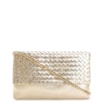 Bolsa Transversal Tressê Couro Dourado - imagem 1