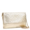 Bolsa Transversal Tressê Couro Dourado - imagem 2