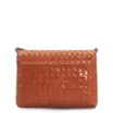 Bolsa Transversal Tressê Couro Laranja - imagem 4