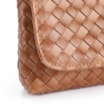 Bolsa Transversal Tressê Couro Marrom - imagem 5