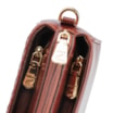 Bolsa Transversal Tressê Couro Marrom - imagem 5