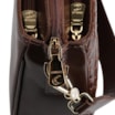 Bolsa Transversal Tressê Couro Marrom - imagem 6