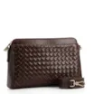 Bolsa Transversal Tressê Couro Marrom - imagem 2