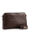 Bolsa Transversal Tressê Couro Marrom - imagem 2