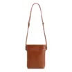 Bolsa Transversal Tressê Couro Marrom Claro - imagem 4