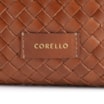 Bolsa Transversal Tressê Couro Marrom Claro - imagem 7