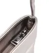 Bolsa Transversal Tressê Couro Metal Prata - imagem 5