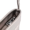 Bolsa Transversal Tressê Couro Metal Prata - imagem 5