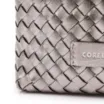 Bolsa Transversal Tressê Couro Metal Prata - imagem 8