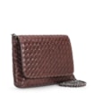 Bolsa Transversal Tressê Couro Mogno - imagem 2