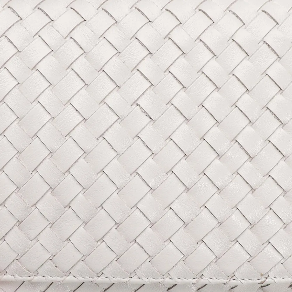 Bolsa Transversal Tressê Couro Off White - imagem 6