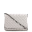Bolsa Transversal Tressê Couro Off White - imagem 1
