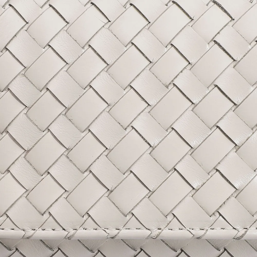Bolsa Transversal Tressê Couro Off White - imagem 6