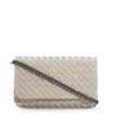 Bolsa Transversal Tressê Couro Off White - imagem 1