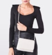 Bolsa Transversal Tressê Couro Off White - imagem 2
