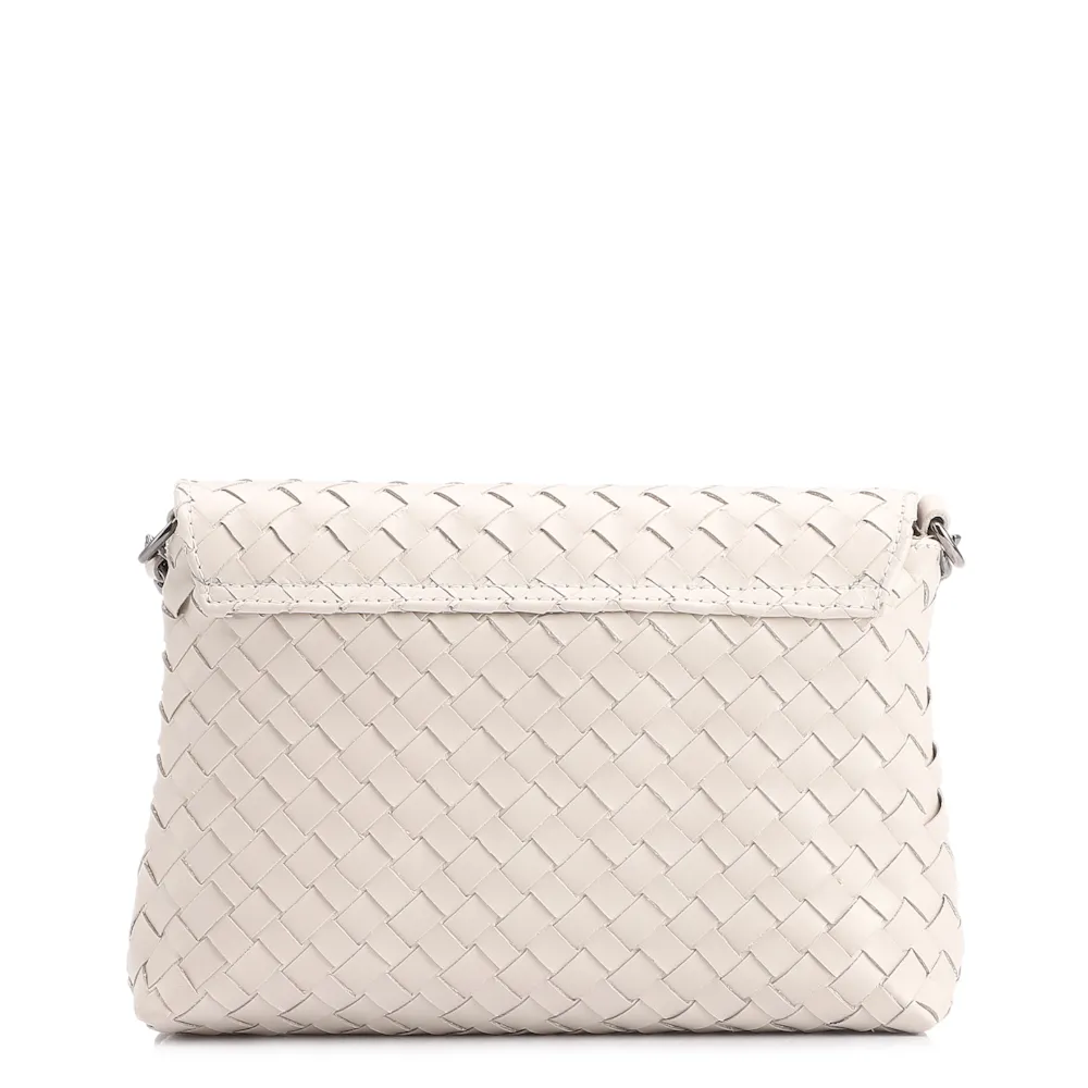 Bolsa Transversal Tressê Couro Off White - imagem 3
