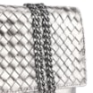 Bolsa Transversal Tressê Couro Prata - imagem 5