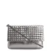 Bolsa Transversal Tressê Couro Prata - imagem 1