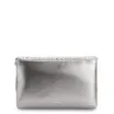 Bolsa Transversal Tressê Couro Prata - imagem 3