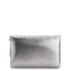 Bolsa Transversal Tressê Couro Prata - imagem 3