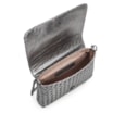 Bolsa Transversal Tressê Couro Prata - imagem 5