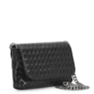 Bolsa Transversal Tressê Couro Preto - imagem 3